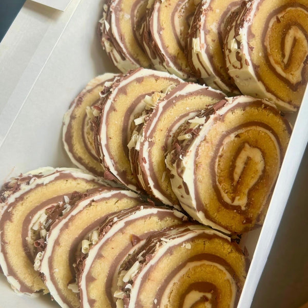 Christmas Blondie Yule Log.